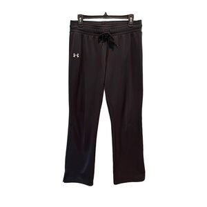 Under Armour wide leg black sweatpants - M